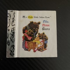 Little Golden Book The Three Bears Miniature 2.75 inches Square Vintage