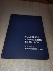 Collected Algorithms from ACM Volumes I-IV 1980-1983 Computer Science