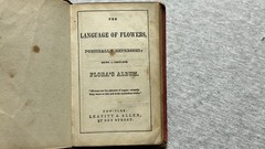 Dated 1847, FLORA’S ALBUM Language of Flowers Mini Antique Book