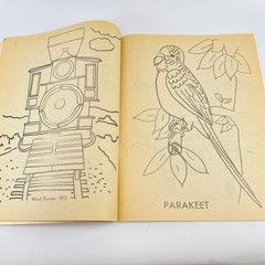 ABC Coloring Book Vintage 1970s Paperback Modern Promotions USA Uncolored