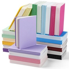 120 Pack Notebooks Bulk, 3.5 x 5.5 In Mini Pocket Notepads, Colorful Cover No…