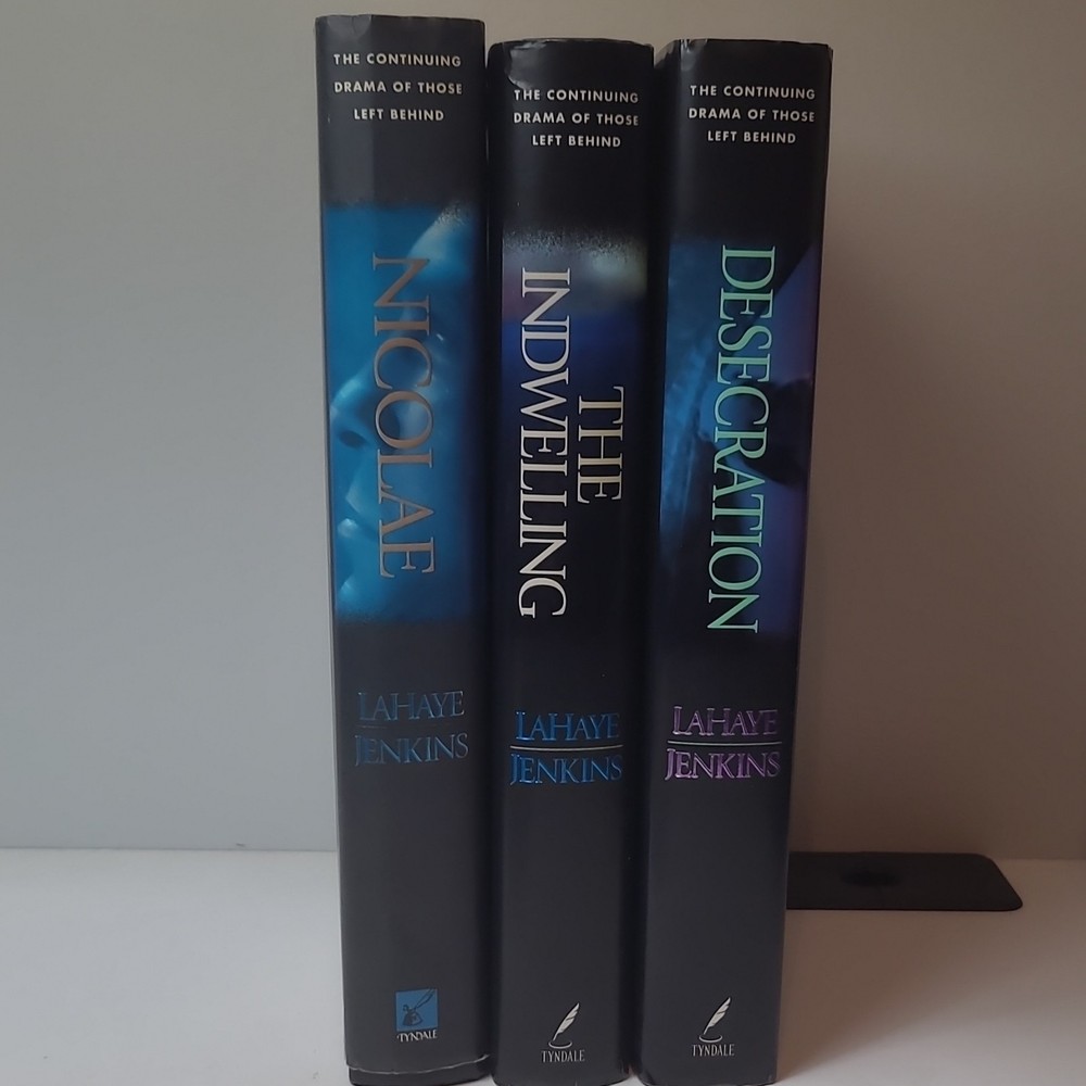 Tim LaHaye & Jerry B. Jenkins Left Behind 3-Book Hardcover Lot w/ Dust Jacket