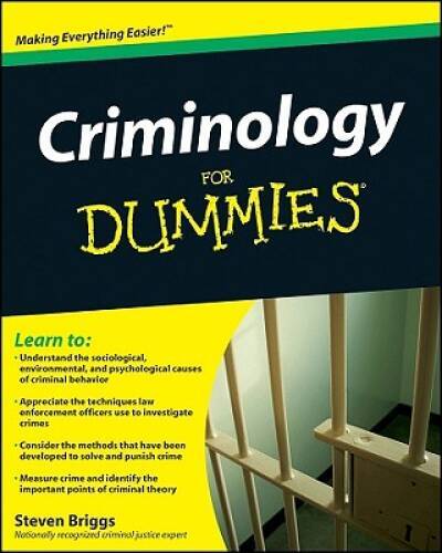 Criminology For Dummies – Paperback By Briggs, Steven – VERY GOOD