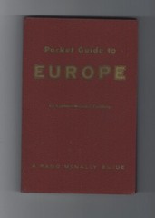 1959 Pocket Guide To Europe Book by Captain Michael Fielding Softcover 280 Pages