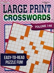 Kappa Large Print Crosswords Puzzle Books, 32 Different Volumes to Select U-PICK