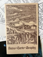 Vintage Astro*Carto*Graphy Astrology Circle Books Computer Calculations Calendar