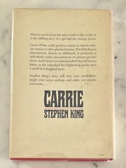 Carrie by Stephen King (Hardcover, Book Club Edition, 1974)