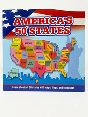 America’s 50 States Trivia Book – Illustrated Geography & Fun Facts, 24 Pages