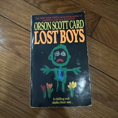 Lost Boys by Orson Scott Card 1993 HarperCollins Horror Paperback Keyhole Cover