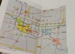 Rand McNally South Bend Elkhart Michiana Street Guide 3rd Edition 2007 Spiral