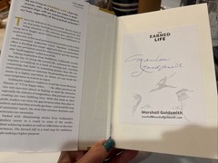 The Earned Life: Lose Regret, Choose Fulfillment HC DJ By M. Goldsmith Signed