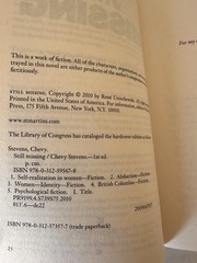 Still Missing: A Novel – Paperback By Stevens, Chevy – GOOD