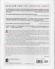 THE CREATIVE HABIT: LEARN IT AND USE IT FOR LIFE [] By Twyla Tharp Mark Reiter