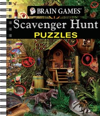 Visual Scavenger Hunt Book 70 Puzzles 160 Pages Spiral Bound Fun Challenges
