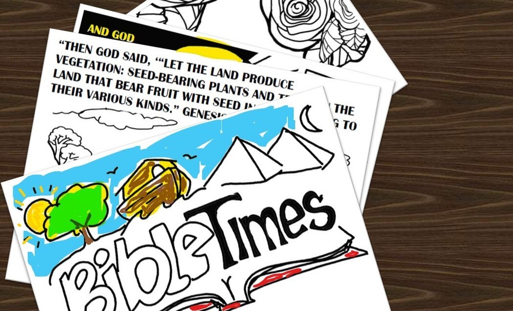 DIGITAL- 2026 BIBLE TIMES ACTIVITY COLOR BOOK vol 1 GENESIS 1*PRINT REQ’D* 11pgs