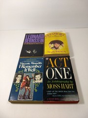 Performing Arts Book Lot Actor Actress Singer Biography Paperbacks Lot 4 Vintage