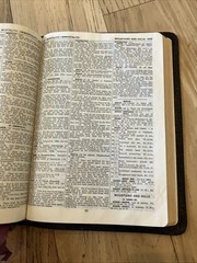 Thompson Chain Reference Bible KJV Genuine Morocco Leather 1964 Kirkbride 4th