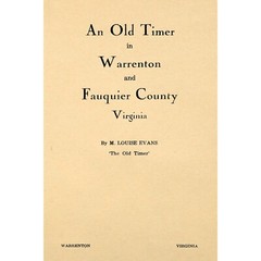 An Old Timer in Warrenton and Fauquier County Virginia
