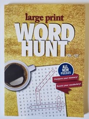 PAPP Large Print Word Hunt Puzzle Books, Largest Selection of Volumes, You Pick!