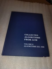 Collected Algorithms from ACM Volumes I-IV 1980-1983 Computer Science
