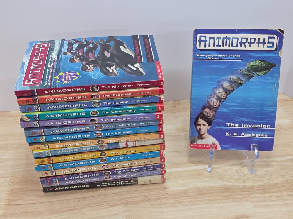 Animorphs Book K.A. Applegate Original 1990s Vintage Paperback Lot Of 16 Mixed