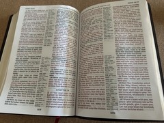 KJV Comfort Print Reference Giant Print Bible Burgundy Bonded Leather Red Ltr