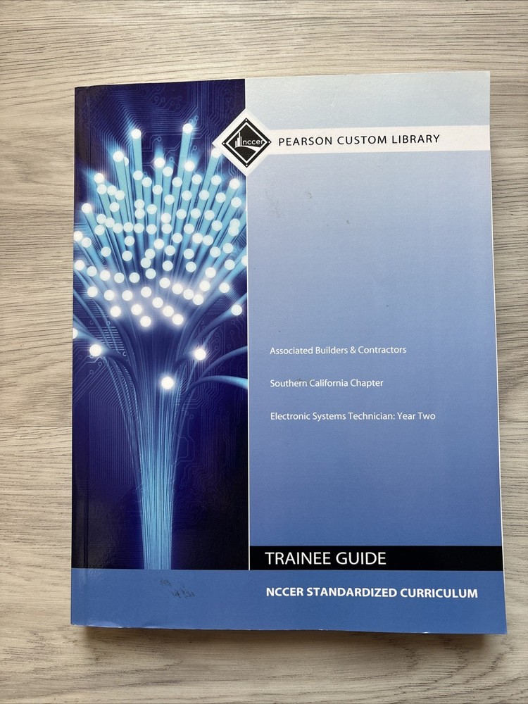 PEARSON CUSTOM LIBRARY NCCER ELECTRICAL TRAINEE Year Two
