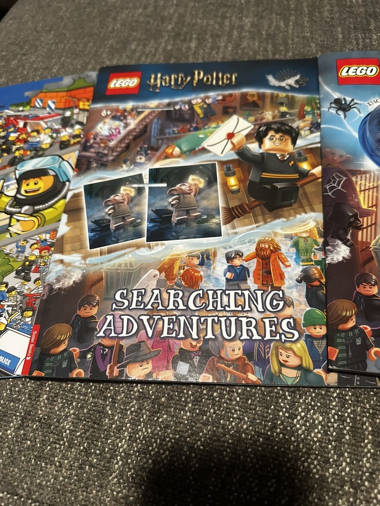 LEGO Harry Potter books with LEGO toy! Never used!
