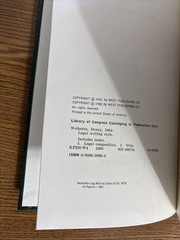 1981 Legal Writing Style 2nd Edition by Henry Weihofen West Publishing Co.