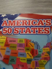 America’s 50 States Trivia Book – Illustrated Geography & Fun Facts, 24 Pages