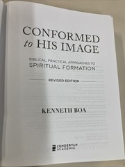 Conformed to His Image HC Kenneth Boa 2020 Zondervan As New
