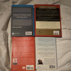 Lot of 4 Personal Finance Books Dave Ramsey, JL Collins, Dan Miller Paperback