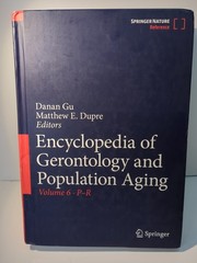 Encyclopedia of Gerontology and Population Aging Volume 6: P-R English Hardcover