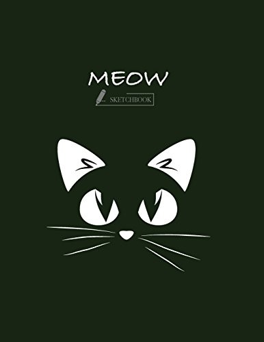 Sketch book: Meow cover (8.5 x 11) inches… by story, Char Paperback / softback