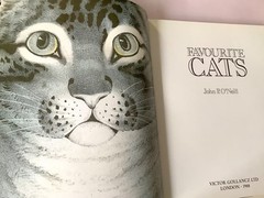 Cat Illustration Book Favourite Cats Cats in Art 9.3×11.3in Art Collection