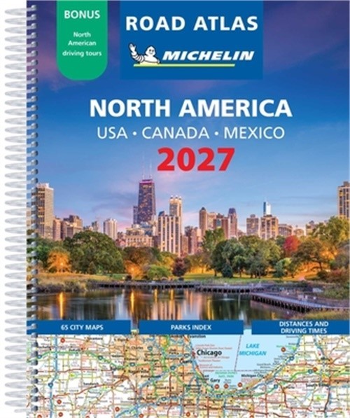 Michelin North America Road Atlas 2027: Usa, Canada, Mexico (Spiral Bound, Comb
