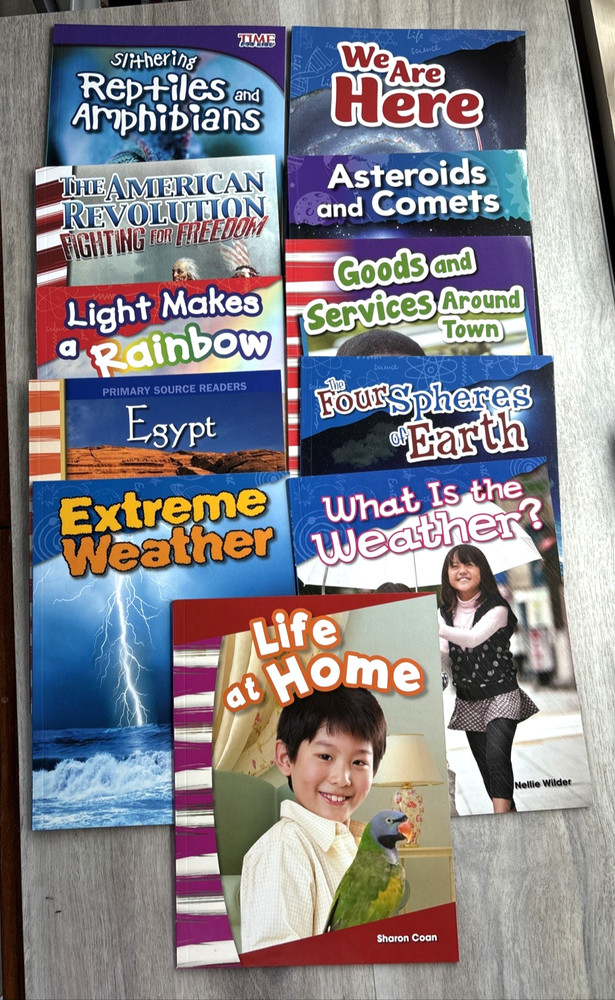 TIME FOR KIDS (SOCIAL STUDIES & SCIENCE) 11 Nonfiction Reader Books Multi Level