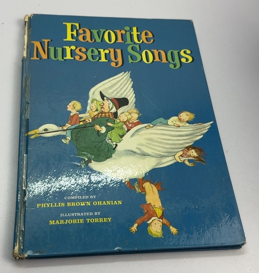 Favorite Nursery Songs by Phyllis Brown Ohanian – Vintage Children’s Book 1956