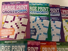Mega Lot 9 Kappa Large Print Crossword Books Braintainment NEW Free Ship