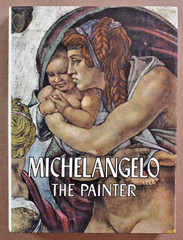 Michelangelo The Painter Hardcover 1964 Large Coffee Table 14×10 in. hardcover