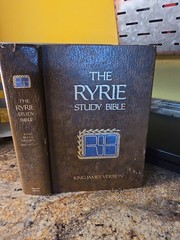 The Ryrie Study Bible King James Version 1978 Hardcover Colored Maps Red Letter