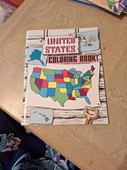VINTAGE 1983 United States Coloring Book