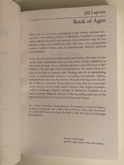 Book of Ages by Jill Lepore (2013). Advance Uncorrected Proof (ARC)