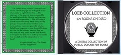 Loeb Collection on Disc – 275 Digital Books – Classical Library Portable Lot Set