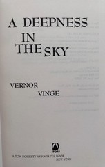 Vernor Vinge Deepness In The Sky Hardcover (Zones #2) Hugo Winner – VERY GOOD