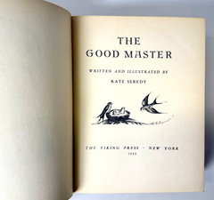 The Good Master, Kate Seredy, 1935 First Edition First Print HCDJ in Mylar