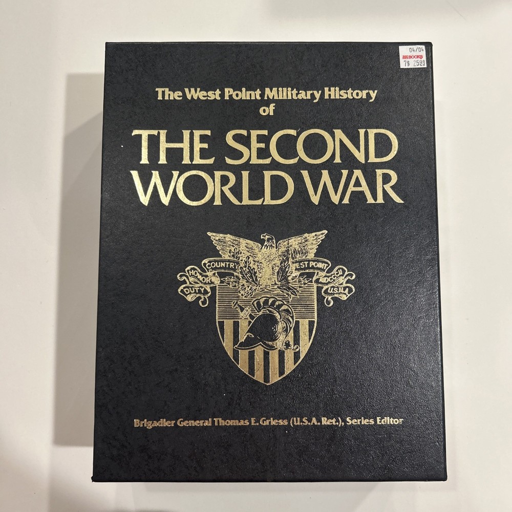 West Point Military History Second World War 3 Book Set 1989 HC 50th Anniversary