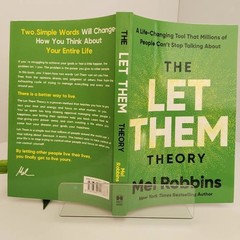 The Let Them Theory by Mel Robbins Hardcover Self Help Motivation Book