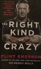 Title Book “THE RIGHT KIND OF CRAZY”Author Clint Emerson Hardcover First Edition
