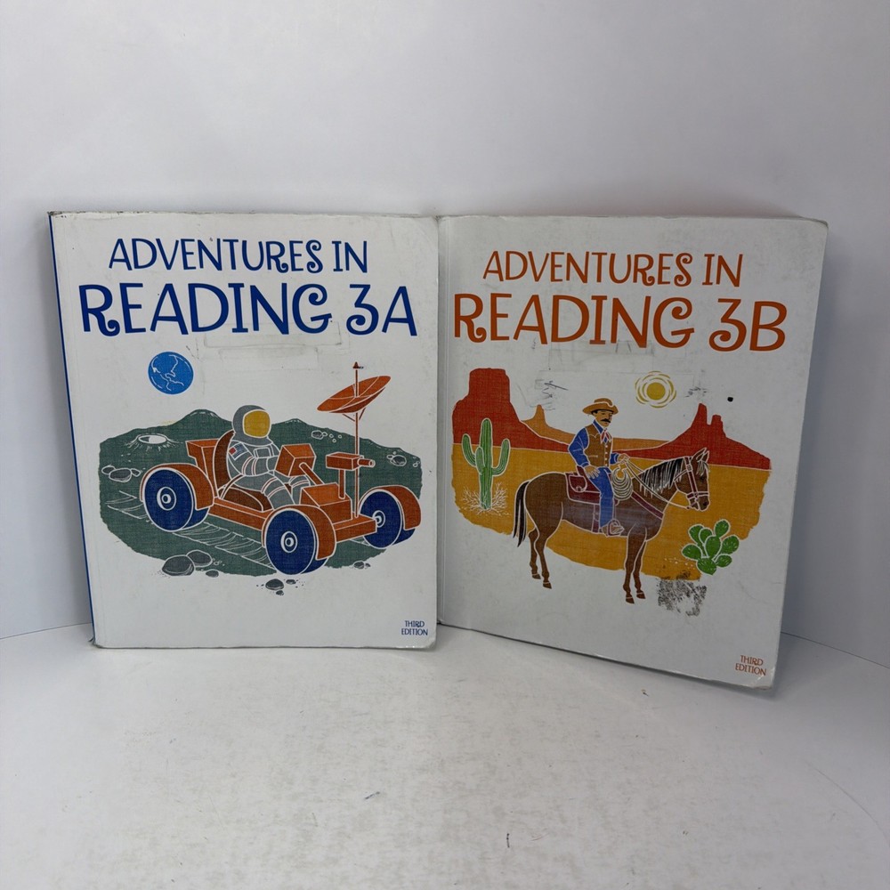 BJU Press Adventures in Reading 3A + 3B Third Edition Student Texts Paperback